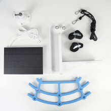 Smart bird feeder PNI MyBird PT035 with 4MP Wi-Fi camera and 3W solar panel, 2l food tank, dedicated application, motion