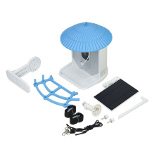 Smart bird feeder PNI MyBird PT035 with 4MP Wi-Fi camera and 3W solar panel, 2l food tank, dedicated application, motion