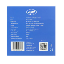 Smart bird feeder PNI MyBird PT035 with 4MP Wi-Fi camera and 3W solar panel, 2l food tank, dedicated application, motion