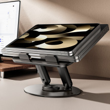 Wozinsky WRS-K75 swivel stand for laptop and tablet - black