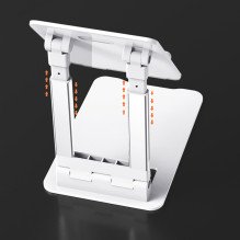 Wozinsky WPT-K28 Desk Stand for Phone Tablet Smartphone Holder Foldable - White