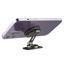 Wozinsky WPT-605 Car Holder for Dashboard, Magnetic, Foldable - Gray