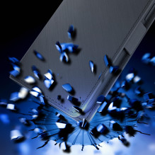 3mk piniginės dėklas, skirtas „Xiaomi Redmi Note 15 Pro“ - juodas