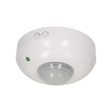Infrared motion sensor 360°, Ceiling, IP20 Adjustable time and lux, white