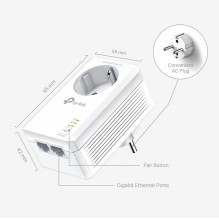 NET POWERLINE ADAPTER 1000MBPS / TL-PA7027P KIT TP-LINK