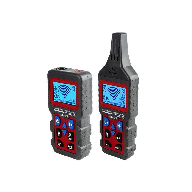 Professional multi-scanner for searching for cables and pipes in underground, floor and wall installations