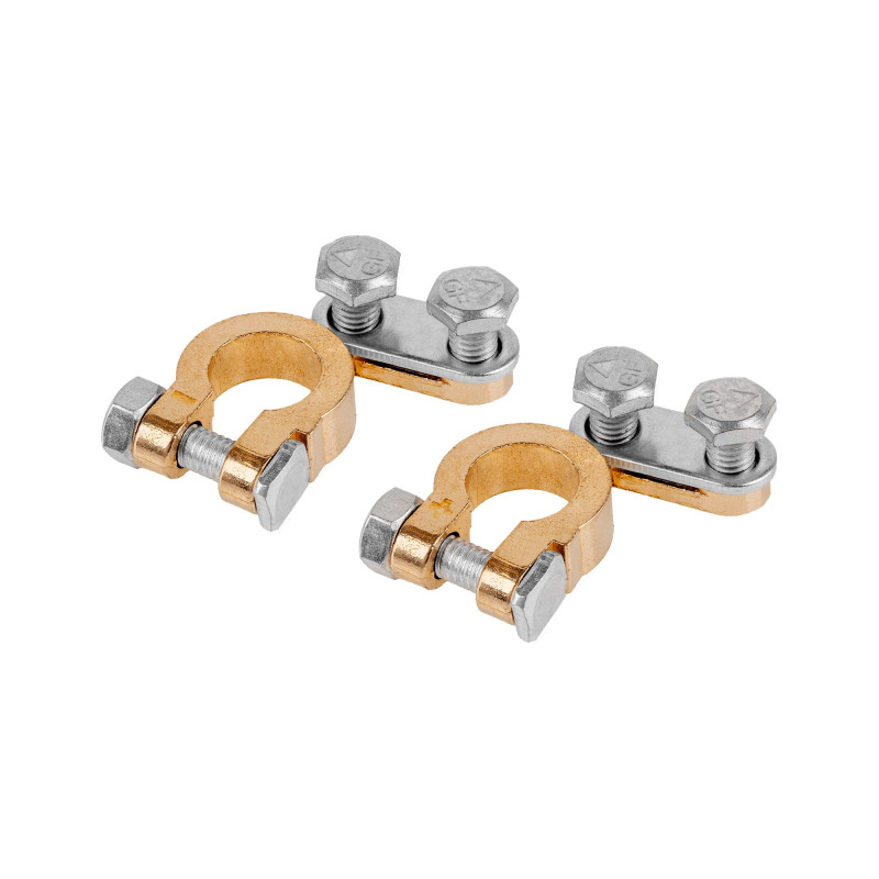 Battery clamps, Universal, Quick installation, Set of 2 pcs.