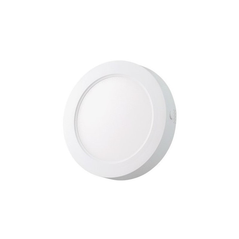 LED šviesos panelė. Apvali, paviršinio montavimo panelė 6 W 4500 K su integruotu maitinimo šaltiniu.