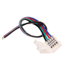 Bousval Électrique™, 10mm RGB single-sided connector, 4 wires, 15cm
