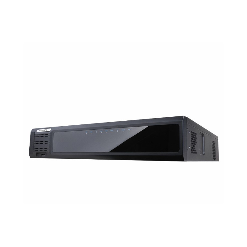 16 channel NVR, 5MP, 8 HDD, VGA, HDMI, Alarm 8 / 2 Ch I / O, Audio 1 Ch I / O, 2 Gbit port