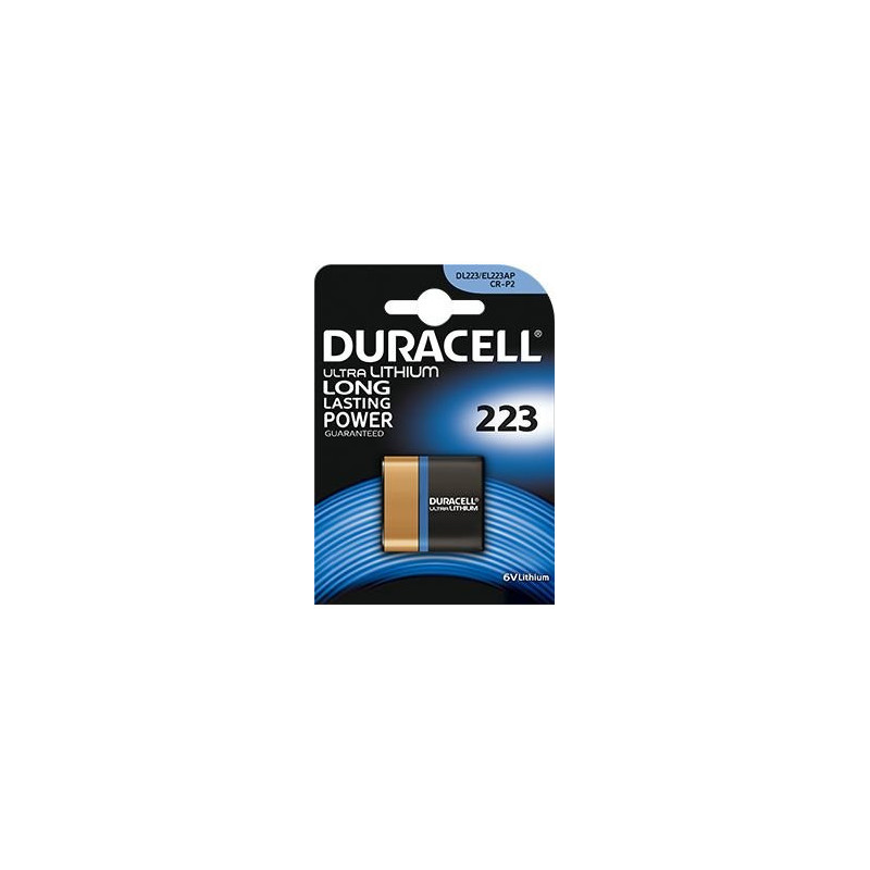 CRP2 batteries 6V Duracell lithium CR223 in a package of 1 pc.
