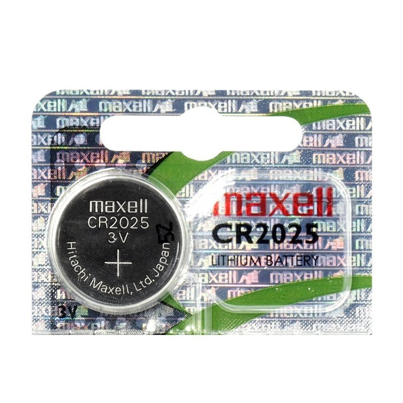 CR2025 baterijos 3V Maxell ličio CR2025, pakuotėje po 1 vnt.