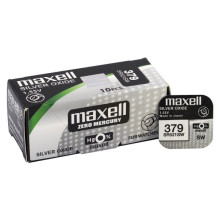 379 baterijos 1,55 V „Maxell“ sidabro oksido SR521SW, pakuotėje po 1 vnt.