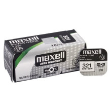 321 baterijos 1,55 V „Maxell“ sidabro oksido SR616SW, 1 vnt. pakuotėje.