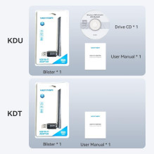 WRL ADAPTER USB 650MBPS / DUAL BAND KDTB0 VENTION