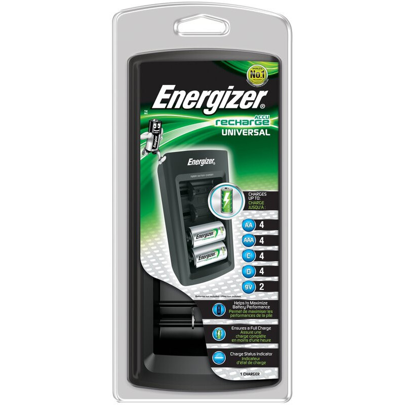 Energizer UNI NEW charger in a pack of 1 pc.