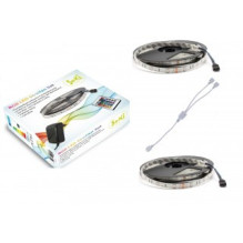 10 Meters colorful RGB 150LEDs 12V LED Strip set with remote control, control unit and Y-type splitter
