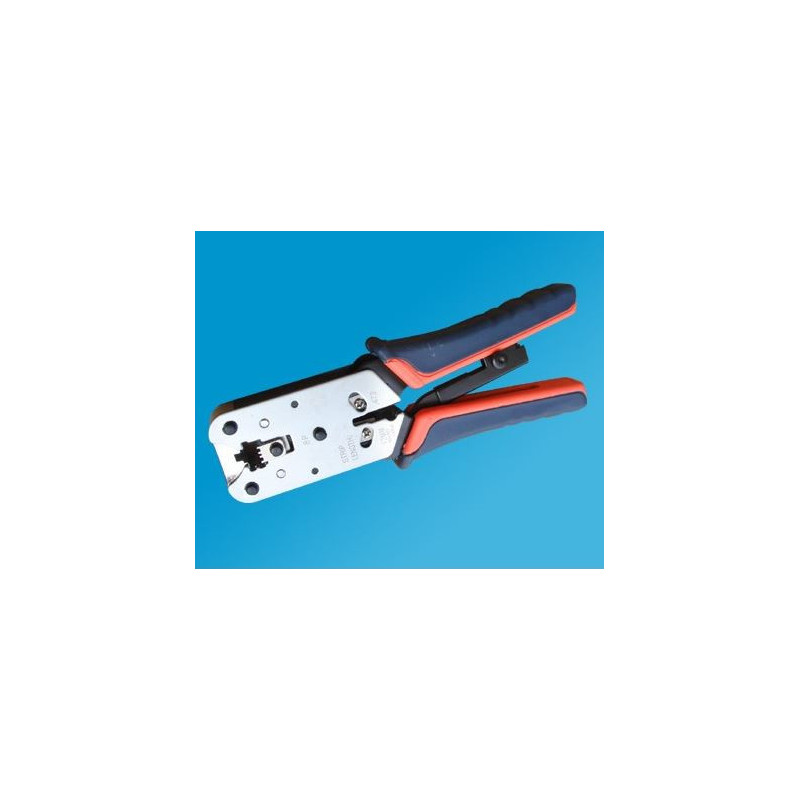 Professional crimp tool for RJ45, RJ11