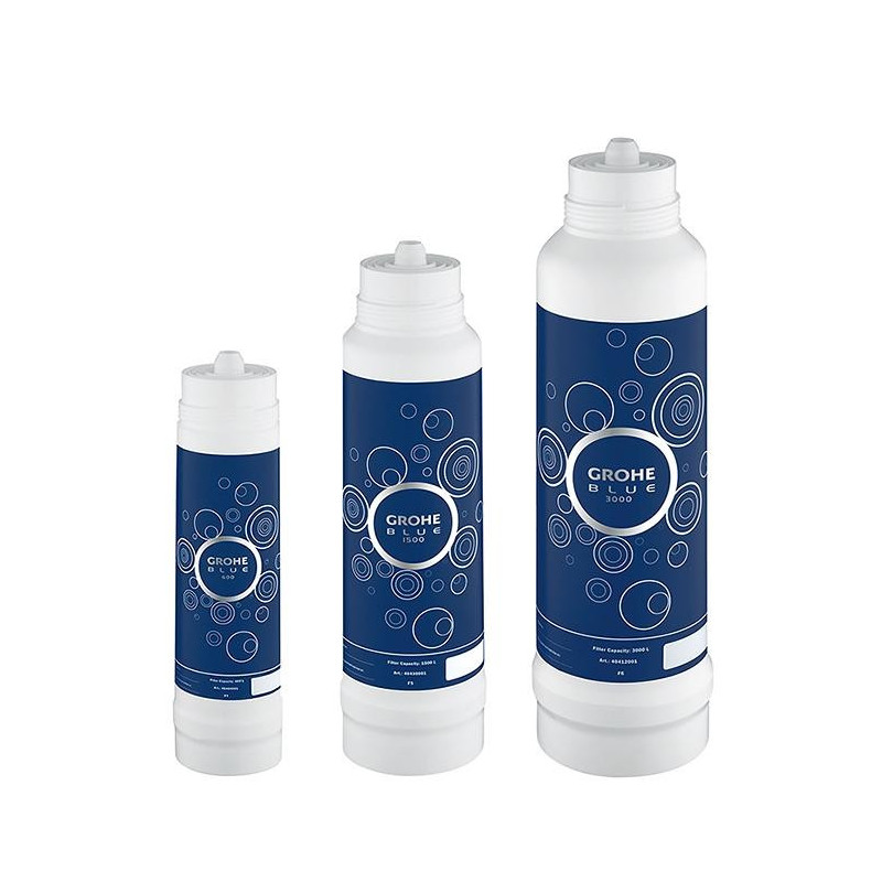 GROHE BLUE vandens filtras, L dydžio, kasetė, talpa 2500 litrų, 40412001
