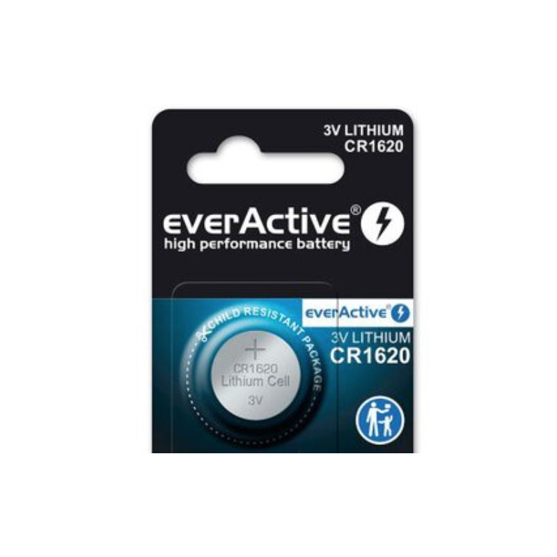 CR1620 batteries everActive lithium pack of 1 pc.