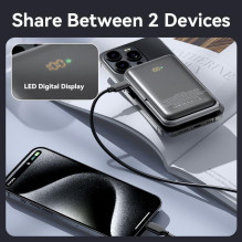 POWER BANK WRL 10000MAH 20W / MAGNETIC BLACK FHNB0 VENTION