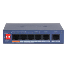 Komutatorius, DAHUA, DH-CS4006-4ET2GT-60, Komutatoriaus sluoksnis L2, 2xRJ-45 prievadai, RJ-45 prievadų tipas: greitasis Komutatorius, DAHUA, DH-CS4006-4ET2GT-60, Komutatoriaus sluoksnis L2, 2xRJ-45 prievadai, RJ-45 prievadų tipas: greitasis