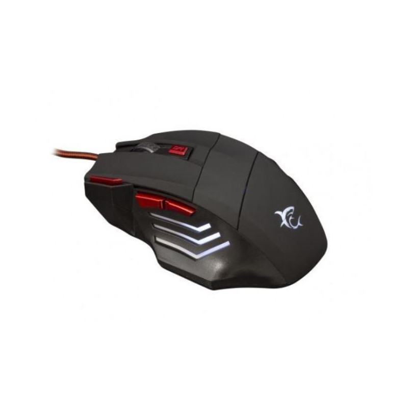 Žaidimų pelė „White Shark Marcus-2 GM-5005“, juoda