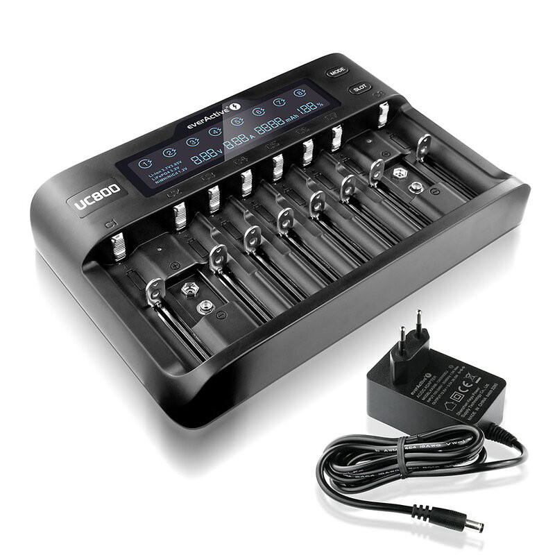 Įkroviklis UC-800 everActive pakuotėje po 1 vnt.