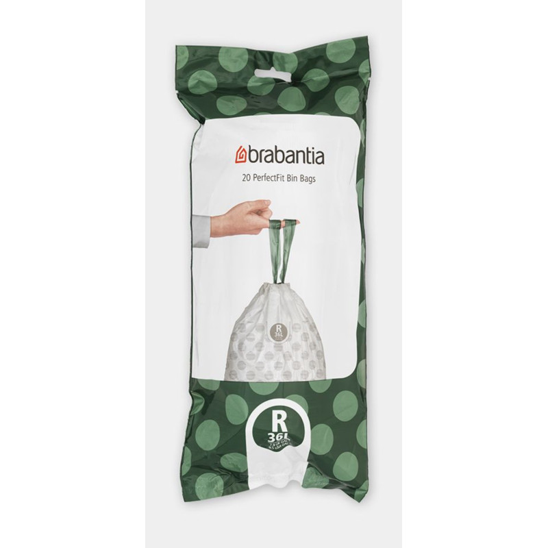 Garbage bags, R-SIZE, 36L, Brabantia, price for 20pcs.