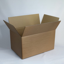Corrugated cardboard box, brown, 179 x 179 x 68mm, 100 pcs / pack