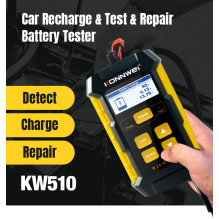 Car Battery Tester - Charger, Battery Repair Function, Charging 12V 4-100Ah, KW510