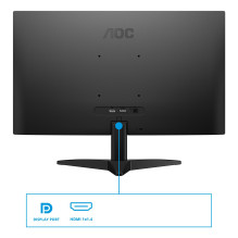 LCD Monitor, AOC, 23.8 ", 1920 x 1080 pixels, Full HD, Native aspect ratio 16:9, LED, Flat, 24B36X