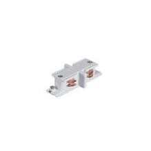 1 phase electricity connector for tracklight rails, white