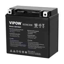 Motorcycle battery 12V 14Ah, Starting current 160A, G3 terminal