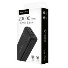 20,000 mAh Charger - Battery, Power Bank, USB-C, Micro USB, 2xUSB-A