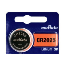 CR2025 batteries 3V Murata lithium CR2025 in a package of 1 pc.