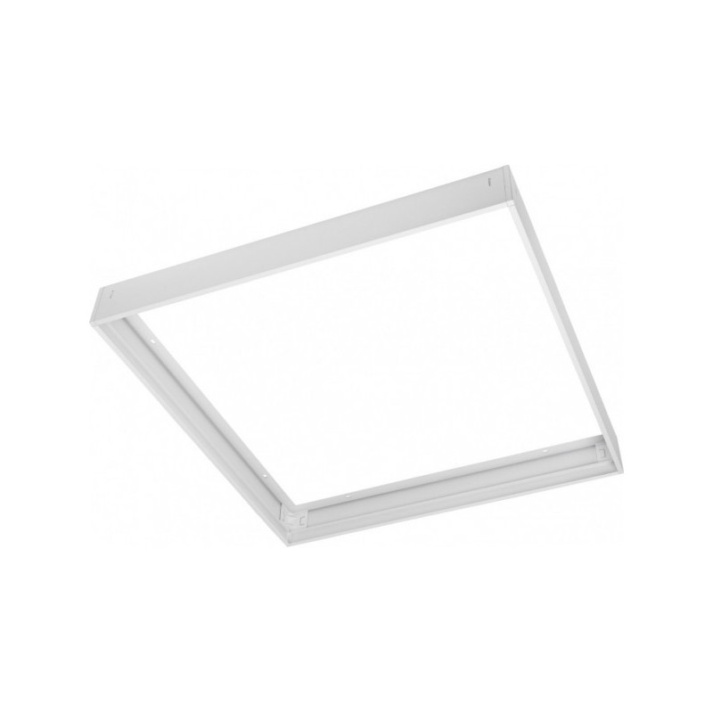 LED panelės rėmelis paviršinio montavimo, 600x600 panelei, 595x595x70mm Levanto UGR / PLN G2 serijai RAL9016