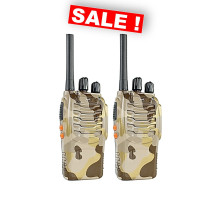 PMR R40 Camo portable radio, 2 pcs. set, 0.5W, 16 programmable channels, 16 PMR
