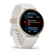 SMARTWATCH VIVOACTIVE 5 / IVORY / GOLD 010-02862-11 GARMIN
