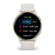 SMARTWATCH VIVOACTIVE 5 / IVORY / GOLD 010-02862-11 GARMIN