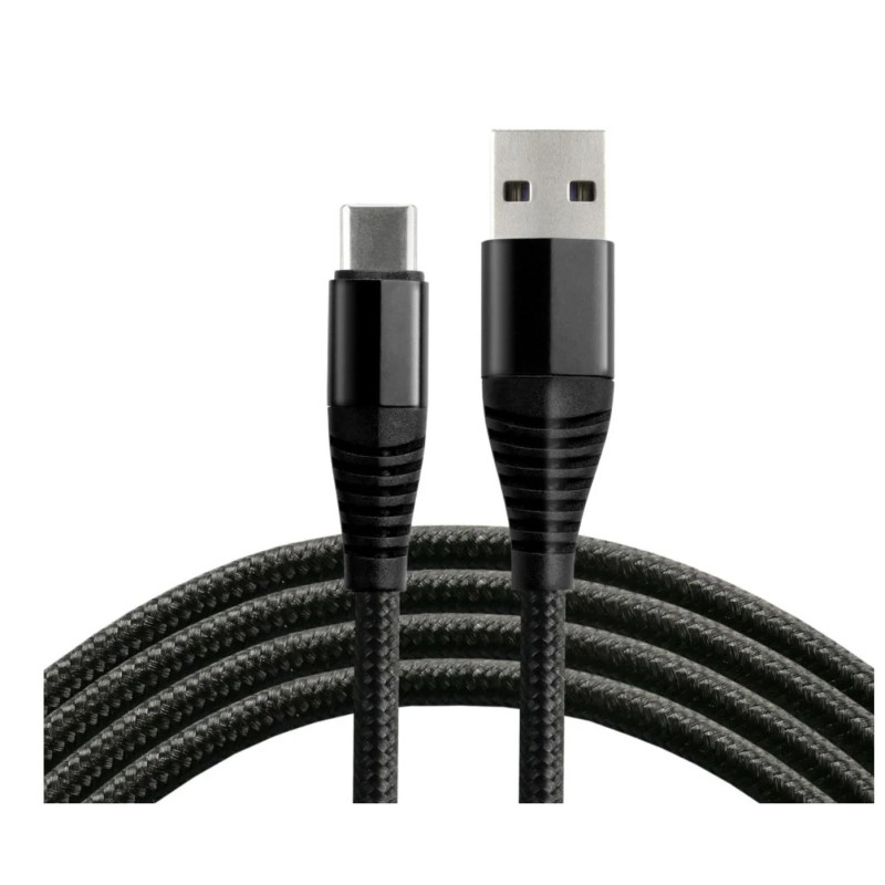 Cable USB - USB-C, 100 cm, Fast charging 5A 40W, Data up to 480 Mb/s, everActive