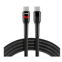 Cable, USB-C, 100 cm, Fast charging 5A / 48V 240W, Data up to 480 Mb / s, everActive