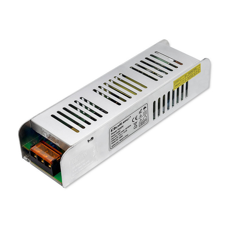 LED maitinimo šaltinis IP20, Maitinimo šaltinis, 150W, 12V, 12.5A, Kompaktiškas, Qoltec