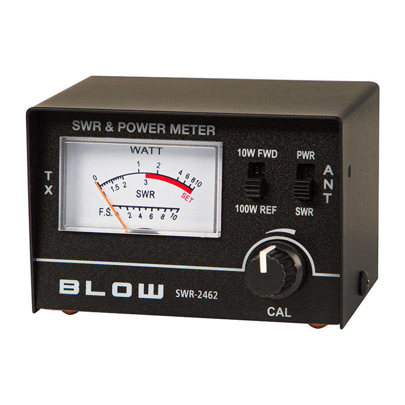 SWR reflectometer, SWR and power meter, CB radio antenna matching, standing wave coefficient