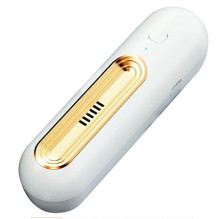 Compact air purifier with ionizer for refrigerator, Battery, USB charging, ozone