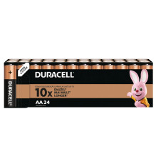 LR6 / AA batteries 1.5V Duracell BASIC series Alkaline MN1500 in a pack of 24 pcs., EXPIRE DATE 2031