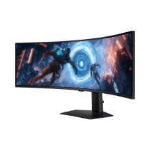 LCD monitorius, SAMSUNG, LS49FG910EUXEN, 49', žaidimų / išlenktas, pasukamas, reguliuojamo aukščio, pakreiptas, matinis,