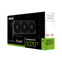 Vaizdo plokštė, ASUS, NVIDIA, GeForce RTX 5070 Ti, 16 GB, GDDR7, 256 bitų, PCI Express 5.0, aktyvi, PROART-RTX5070TI-O16