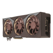 Vaizdo plokštė, ASUS, NVIDIA, GeForce RTX 5080, 16 GB, GDDR7, 256 bitų, PCI Express 5.0, aktyvi, RTX5080-O16G-NOCTUA
