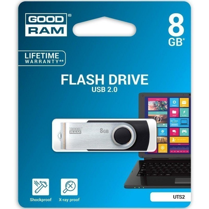 Goodram UTS2 8GB USB 2.0 Flash Drive